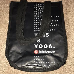 Black Lululemon Tote Bag
